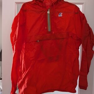 K-Way Red Windbreaker Jacket